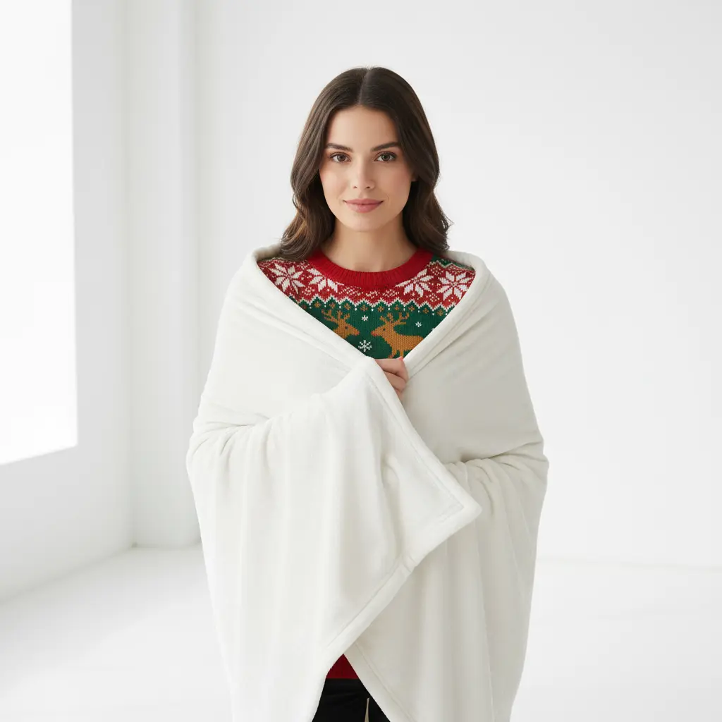 [68f75fa6678566bf4301cdf2] Soft Polyester Blanket - Personalized All-Over Printed Design