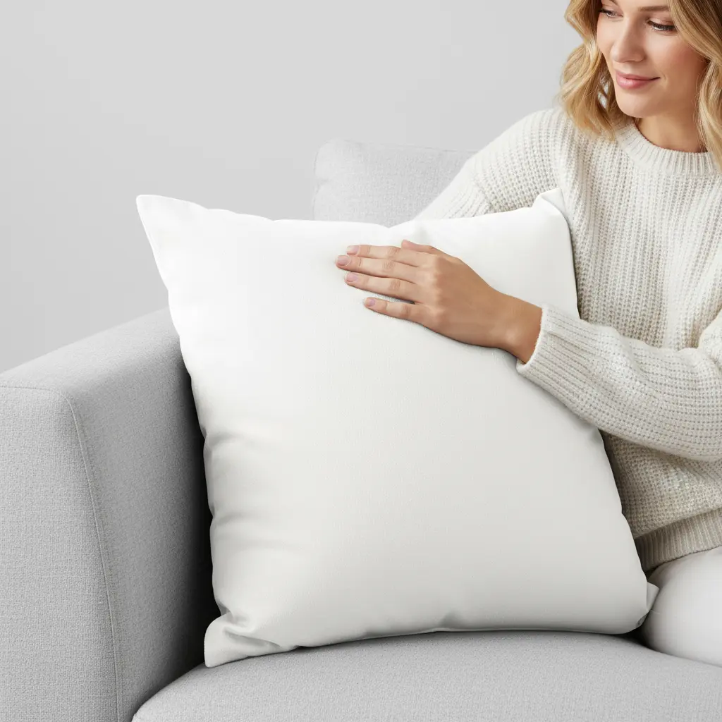 [68f762f3081dadb75e036d20] Faux Suede Square Pillowcase - Personalized All-Over Printed Design