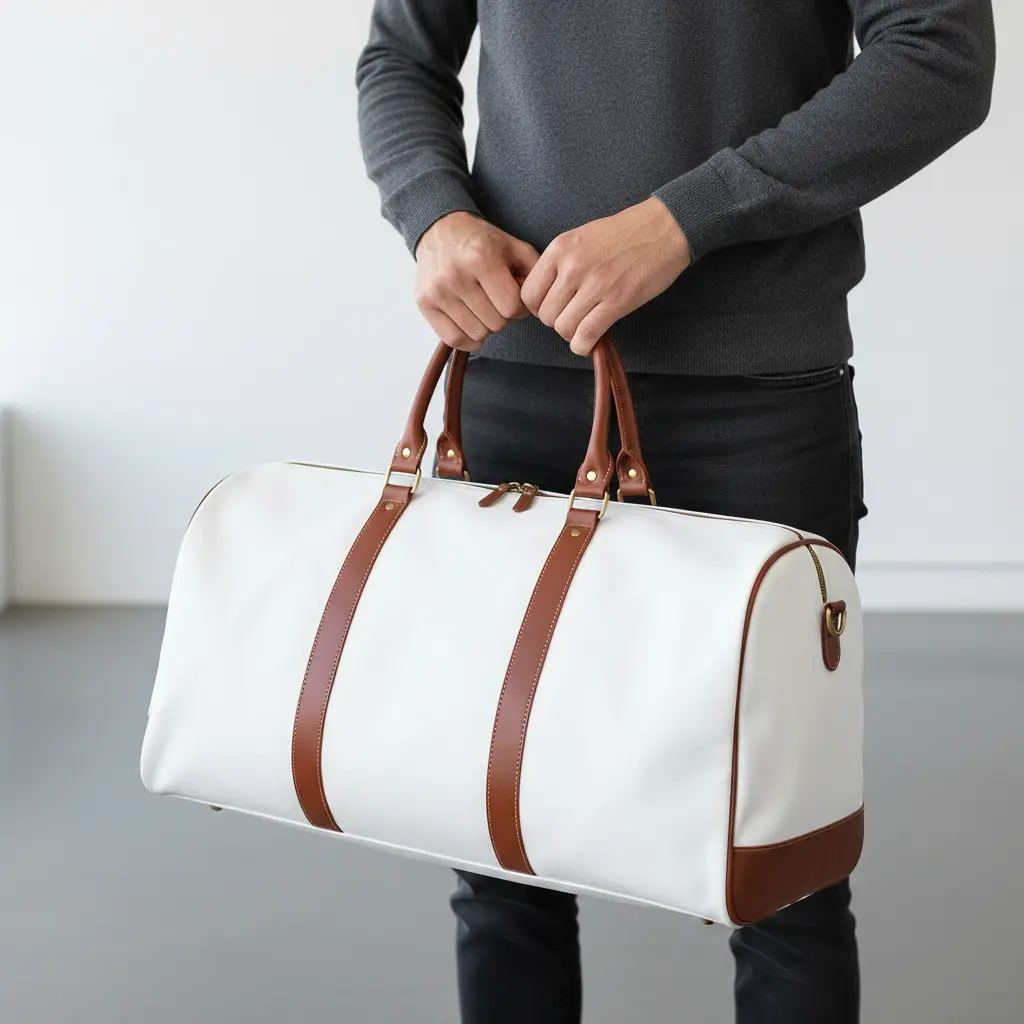 [68f7646b5a3bba6e4d08bf20] Waterproof Travel Bag - Personalized All-Over Printed Design