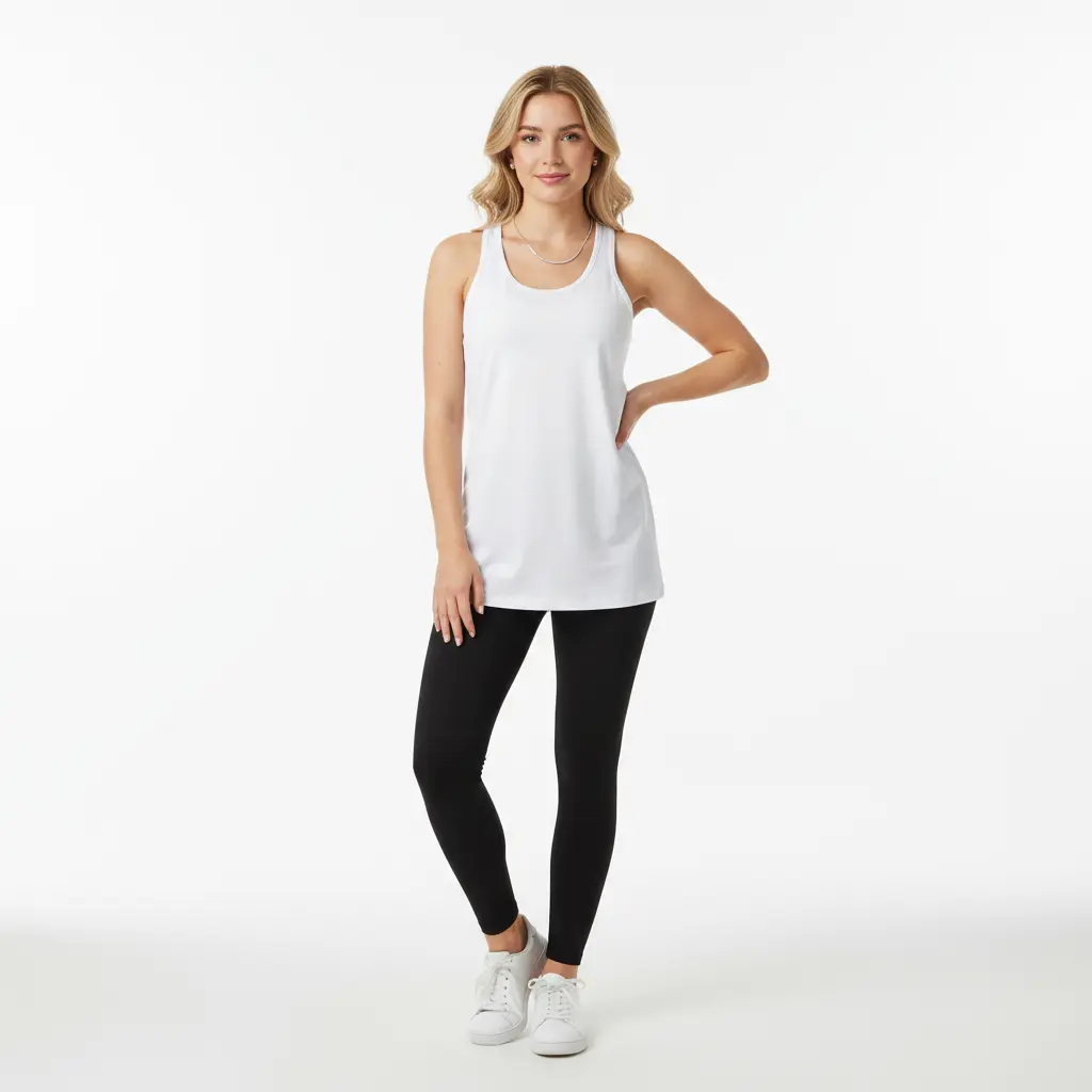 [68f76295678566bf4301cec8] Women's Cut & Sew Racerback Dress - Personalized All-Over Printed Design (XS)