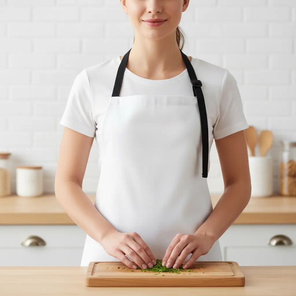 [68f75fdf5a3bba6e4d08bdd8] Colorful Strapped Apron - Personalized All-Over Printed Design