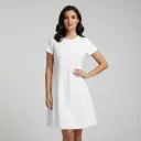 Casual T-Shirt Dress - Personalized All-Over Printed Design