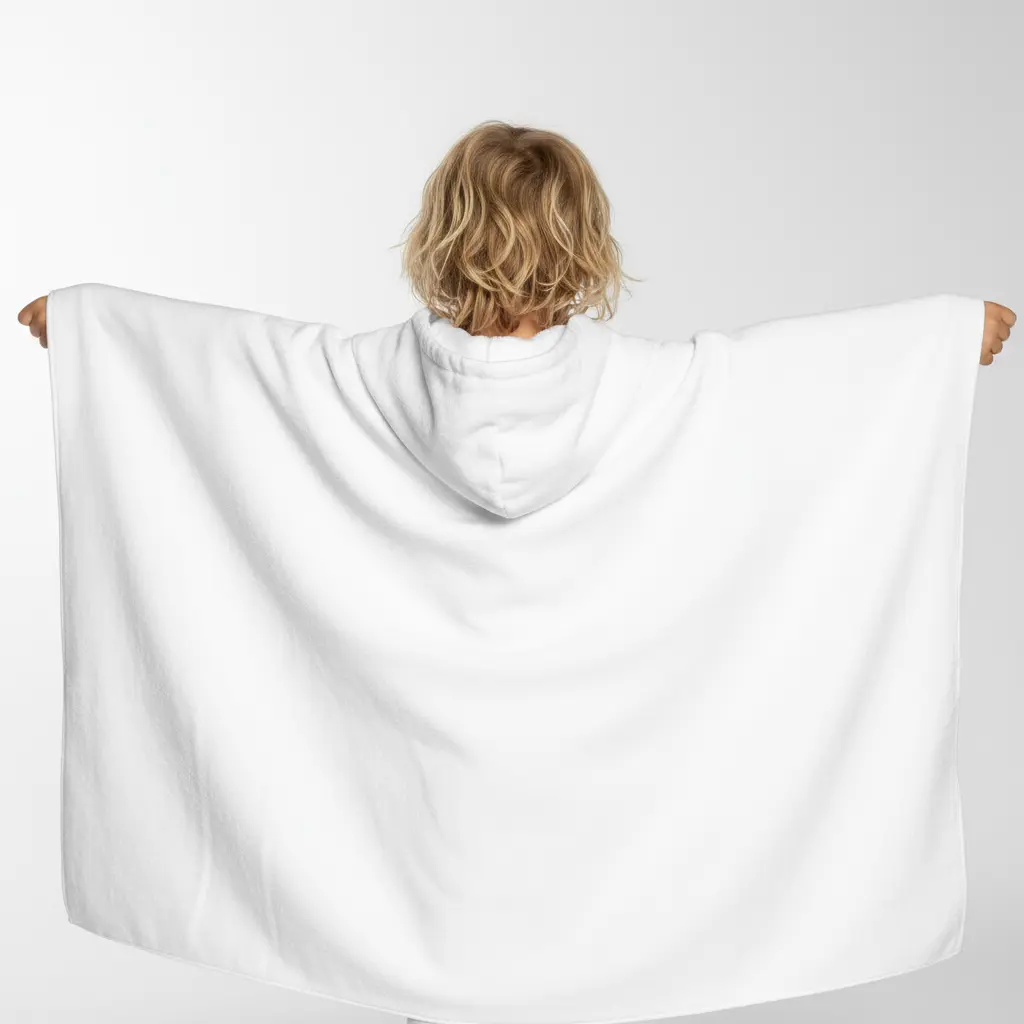 [68f75c2a5a3bba6e4d08bc88] Cozy Youth Hooded Towel for kids - Personalized All-Over Printed Design