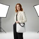 Stylish Adjustable Tote Bag - Personalized All-Over Printed Design