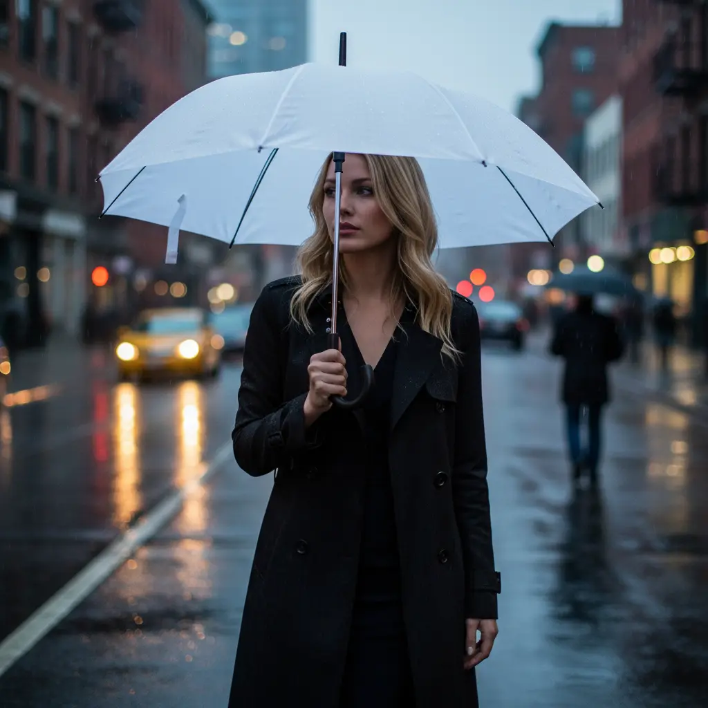 [68f7642a678566bf4301cf28] Semi-Automatic Foldable Umbrella - Personalized All-Over Printed Design