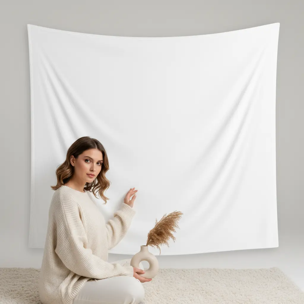 [68f763da5a3bba6e4d08bef2] Cozy Indoor Wall Tapestries 88''x104'' - Personalized All-Over Printed Design