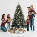 Christmas Tree Skirts - Personalized All-Over Printed Design